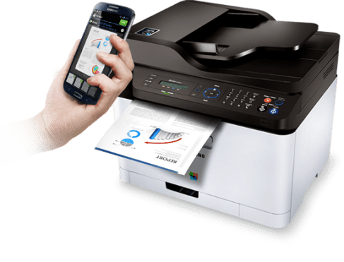 Samsung's new NFC Printers let you print straight from your mobile device.